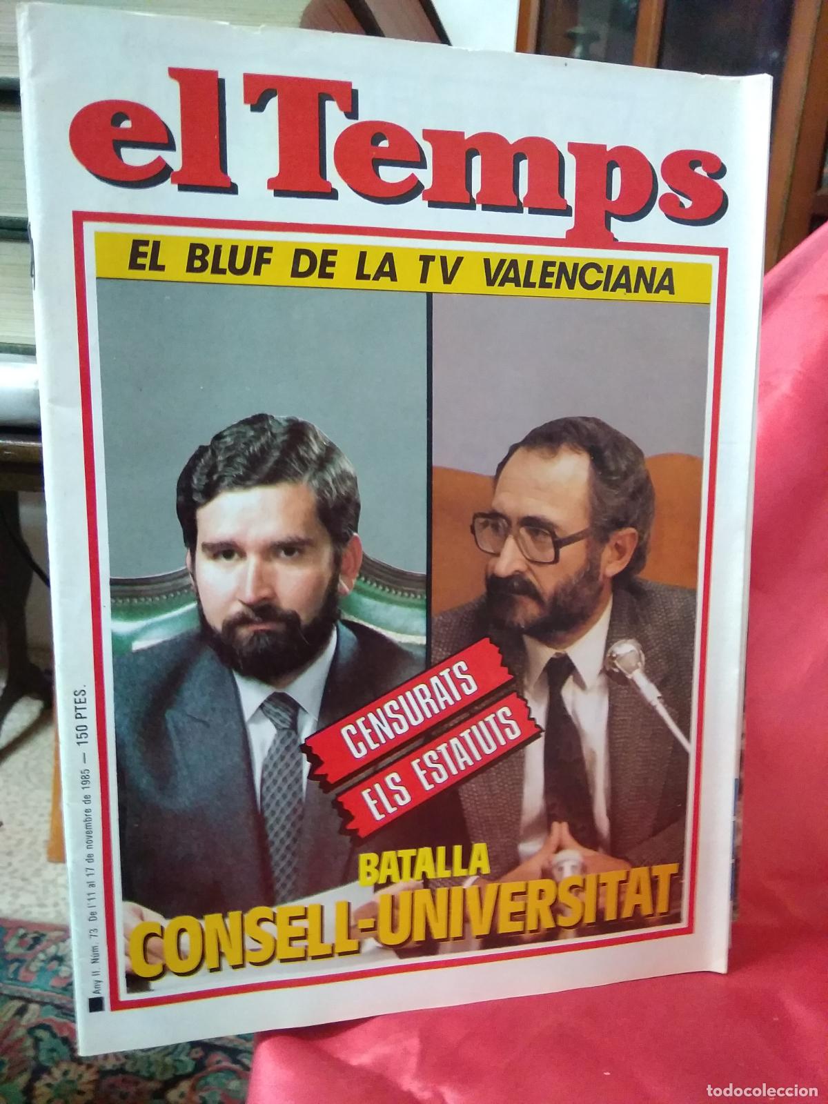 Libros: El Temps N&ordm;73 1985 El Bluf de la TV valenciana BA.1143