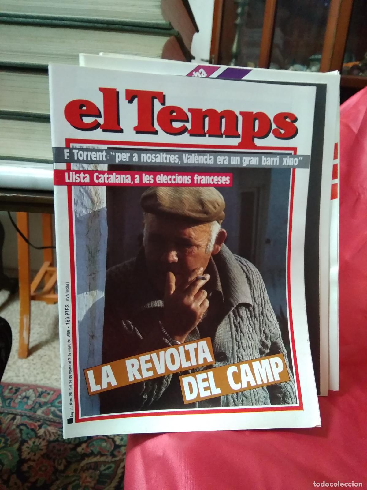 Libros: El Temps N&ordm;88 1986 La revolta del camp BA.1148
