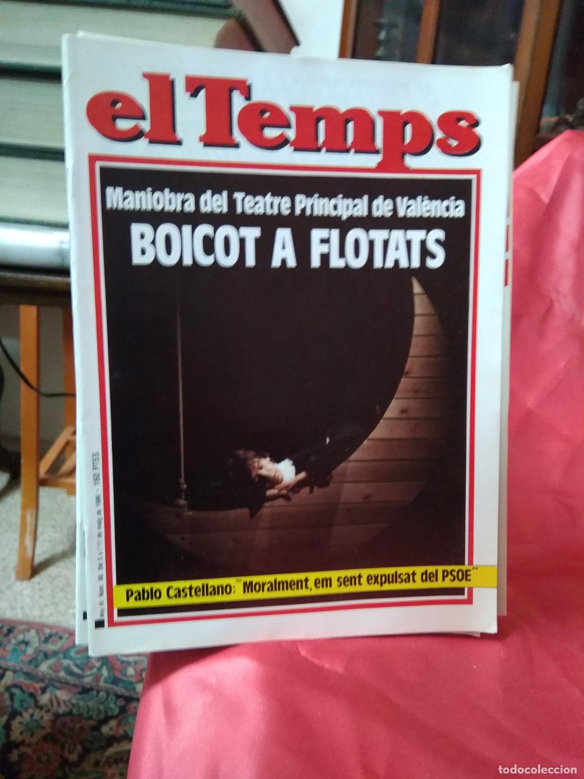 Livros em segunda m&atilde;o: El Temps N&ordm;98 1986 Maniobra del teatre princial de Val&egrave;ncia Boicot a Flotats BA.1149