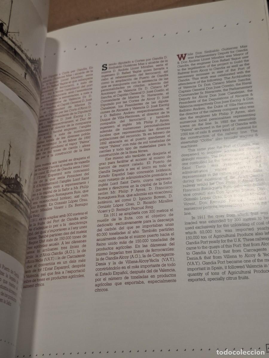 Libros: LIBRO: EL TREN ALCOY - GANDIA. - Foto 10