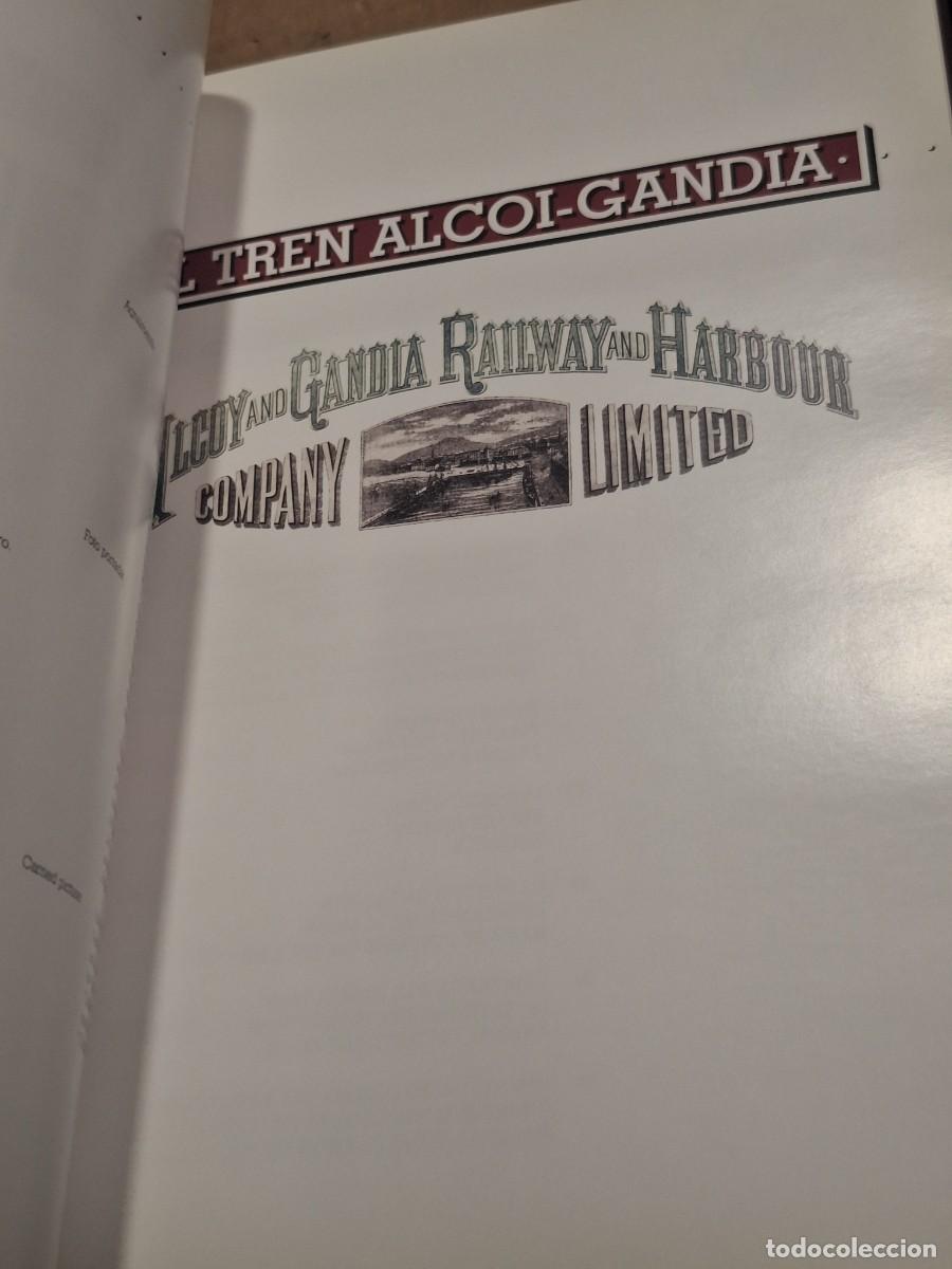Libros: LIBRO: EL TREN ALCOY - GANDIA. - Foto 14