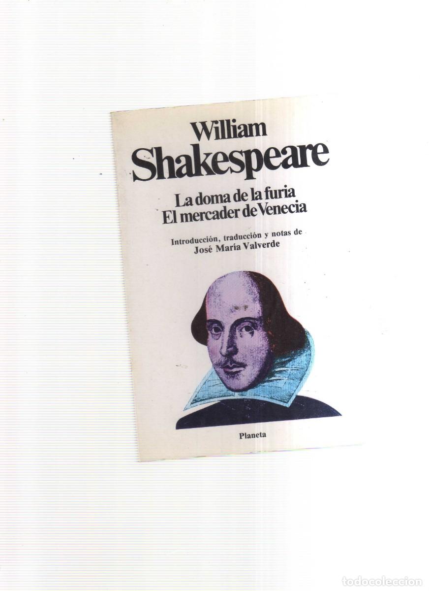 Libros: WILLIAM SHAKESPEARE LA DOMA DE LA FURIA EL MERCADER DE VENECIA - Foto 1