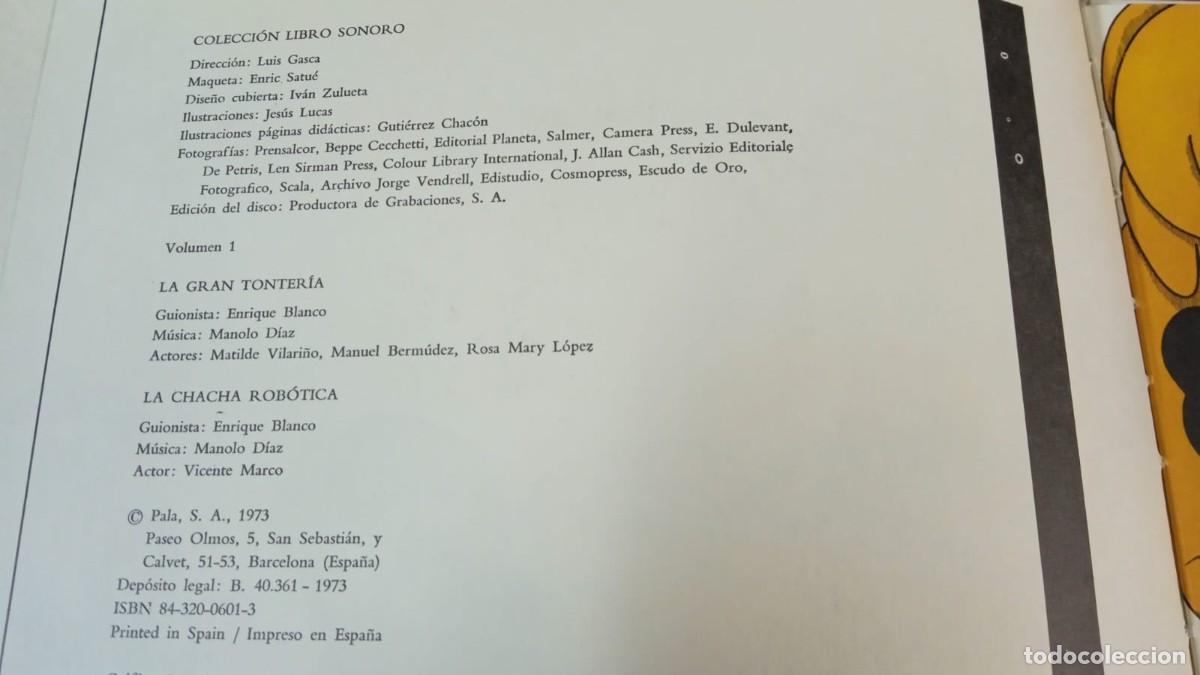 Libros: LA GRAN TONTER&Iacute;A. LA CHACHA ROB&Oacute;TICA. LIBRO SONORO - Foto 5