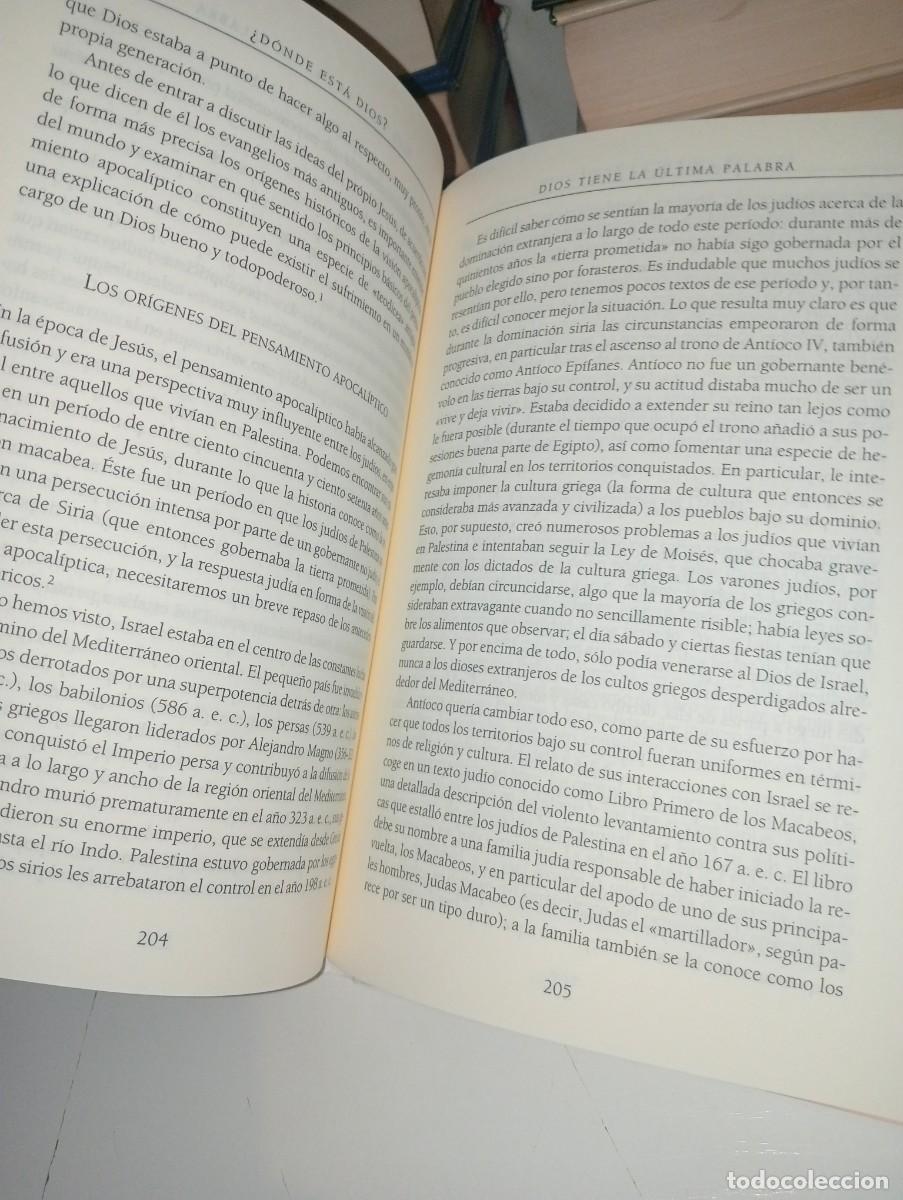 Libros: &iquest;Donde est&aacute; Dios?. Bart D. Ehrman - Foto 5