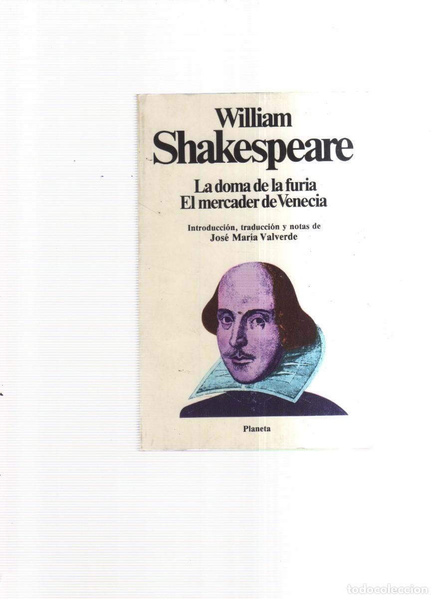 Libros: WILLIAM SHAKESPEARE LA DOMA DE LA FURIA EL MERCADER DE VENECIA - Foto 1