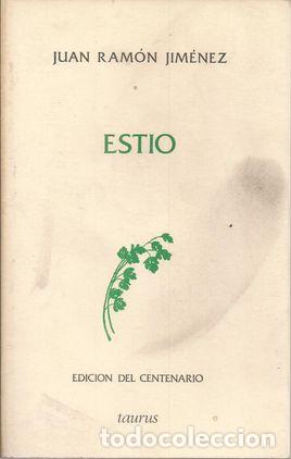 Libros: ESTIO (1915) - JIM&Eacute;NEZ, JUAN RAM&Oacute;N - Foto 1