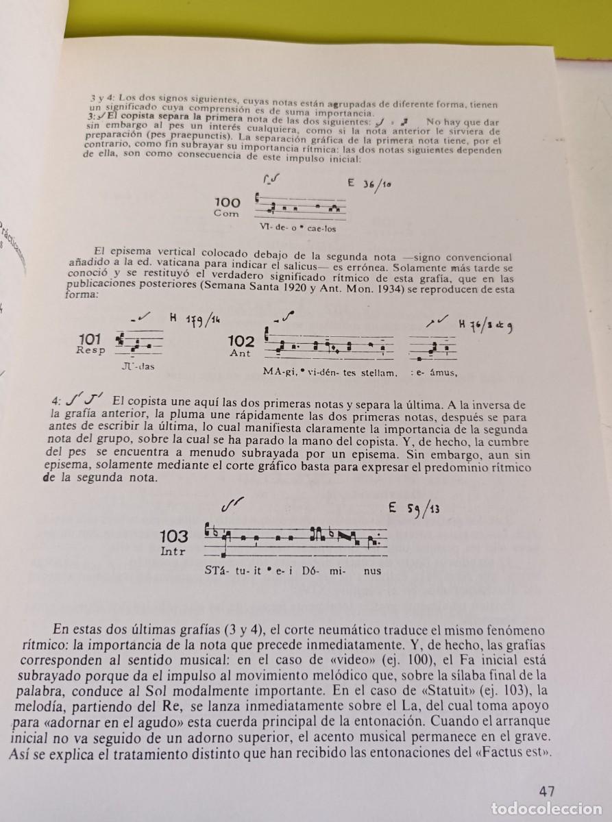 Libros: Dom Eug&egrave;ne CARDINE Semiolog&iacute;a gregoriana - Foto 3