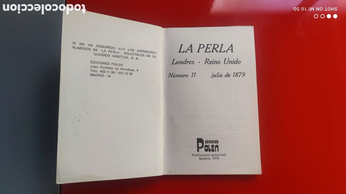 Libros: &rdquo;LA PERLA&rdquo; N&deg; 11,EDITORIAL POLEN - Foto 4