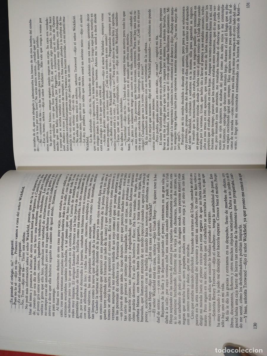 Libros: DAVID COPPERFIELD - CHARLES DICKENS - EDILIONES GAVIOTA,S.A VERSION INTEGRA - 1989. - Foto 3