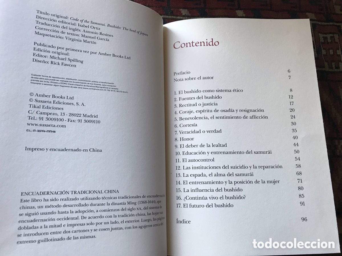 Libros: El c&oacute;digo del Samur&aacute;i. Bushido: El esp&iacute;ritu de Jap&oacute;n. Inazo Nitobe - Foto 6