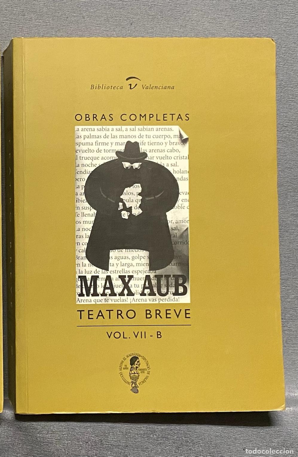 Libros: TEATRO BREVE Obras Completas vol. VII B. - AUB, MAX. - Foto 1