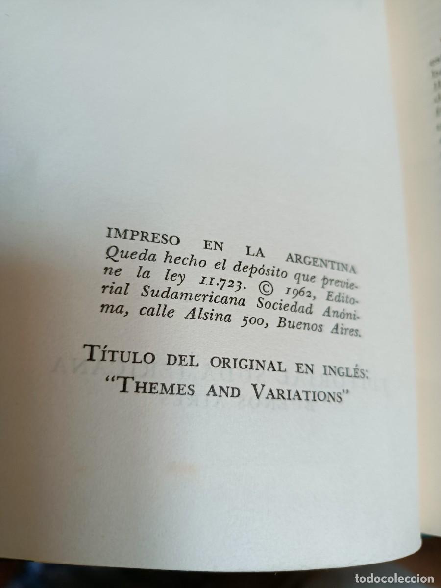 Libros: TEMAS Y VARIACIONES. - HUXLEY, Aldous. - Foto 4