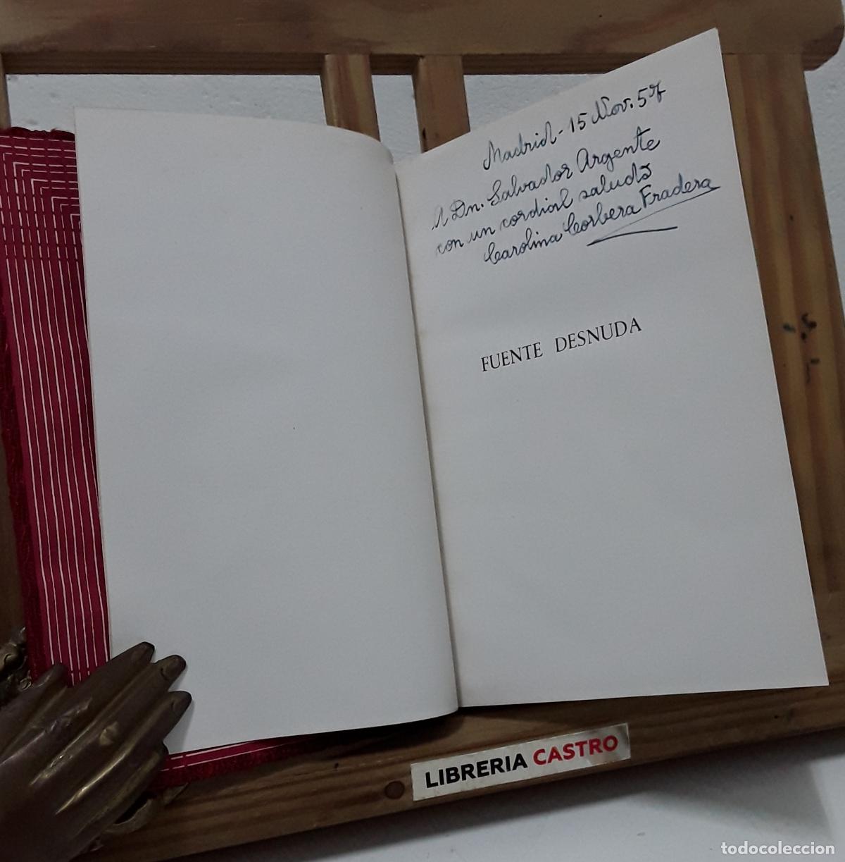 Libros: Fuente desnuda - Carolina Corbera Fradera. - Foto 2