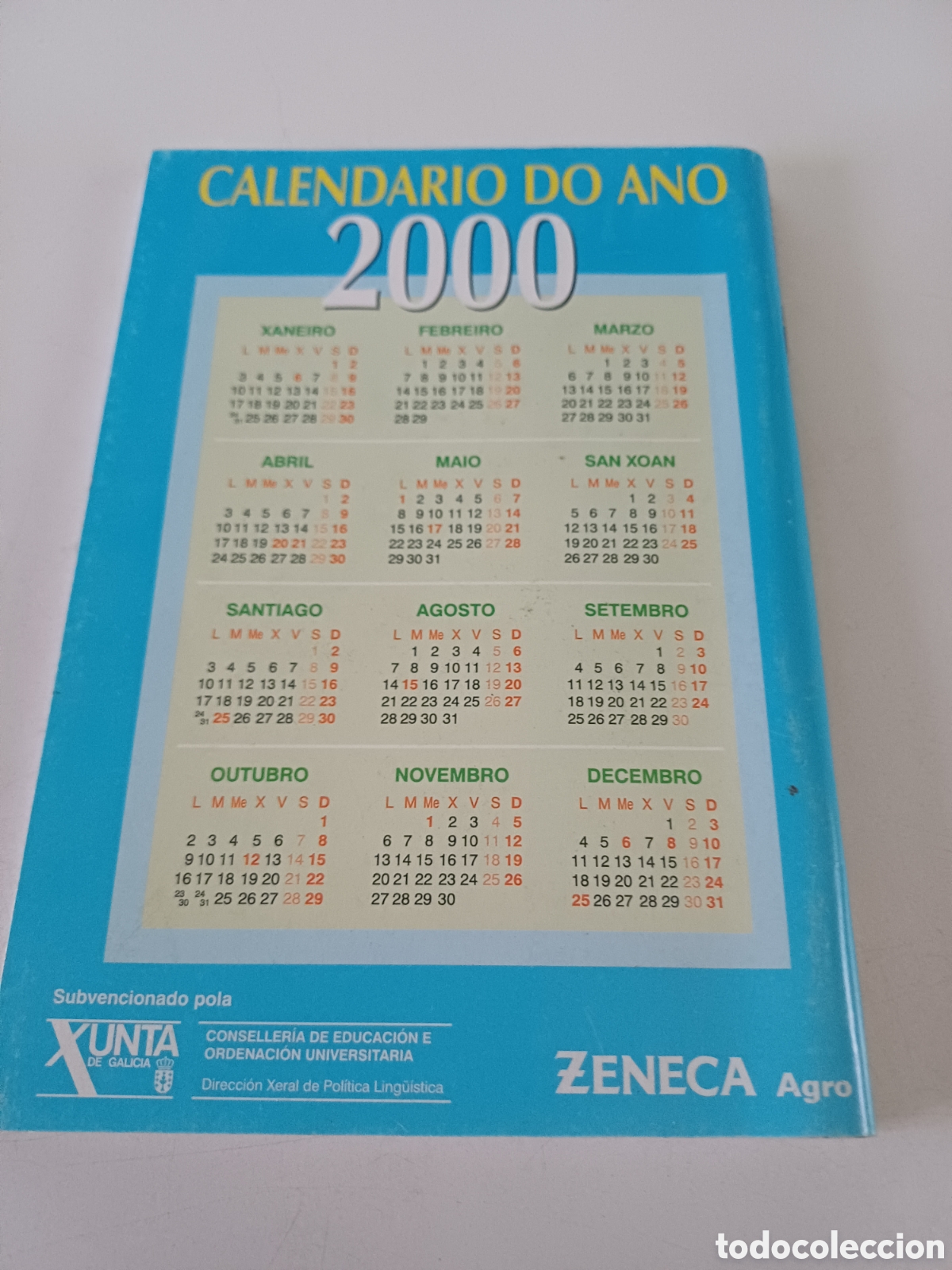 Libros: Almanaque agricola a&ntilde;o 2000 Zeneca agro - Foto 2
