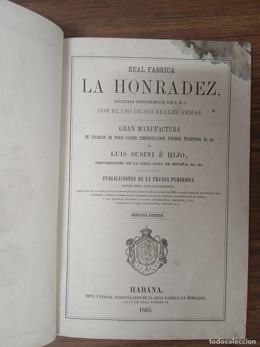Libros: REAL FABRICA LA HONRADEZ - Luis Susini e hijo - Foto 4