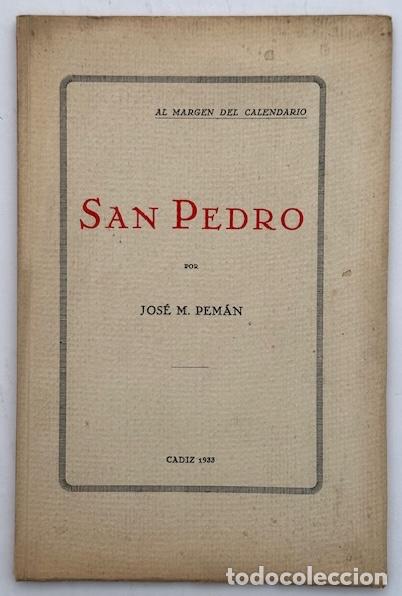 Libros: SAN PEDRO - PEMAN, Jos&eacute; M&ordf; - Foto 1