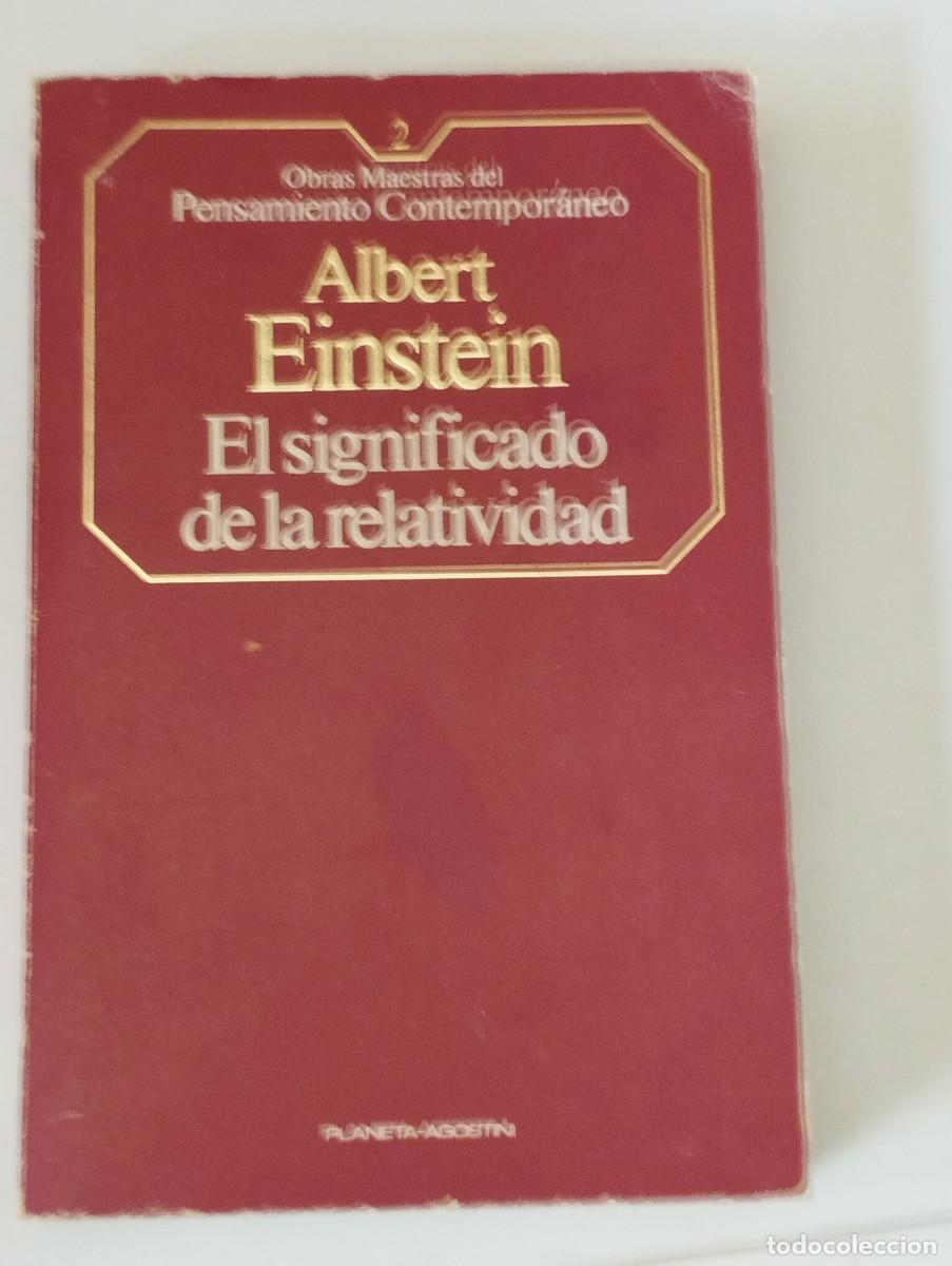 Libros: EL SIGNIFICADO DE LA RELATIVIDAD ALBERT EINSTEIN - Foto 1