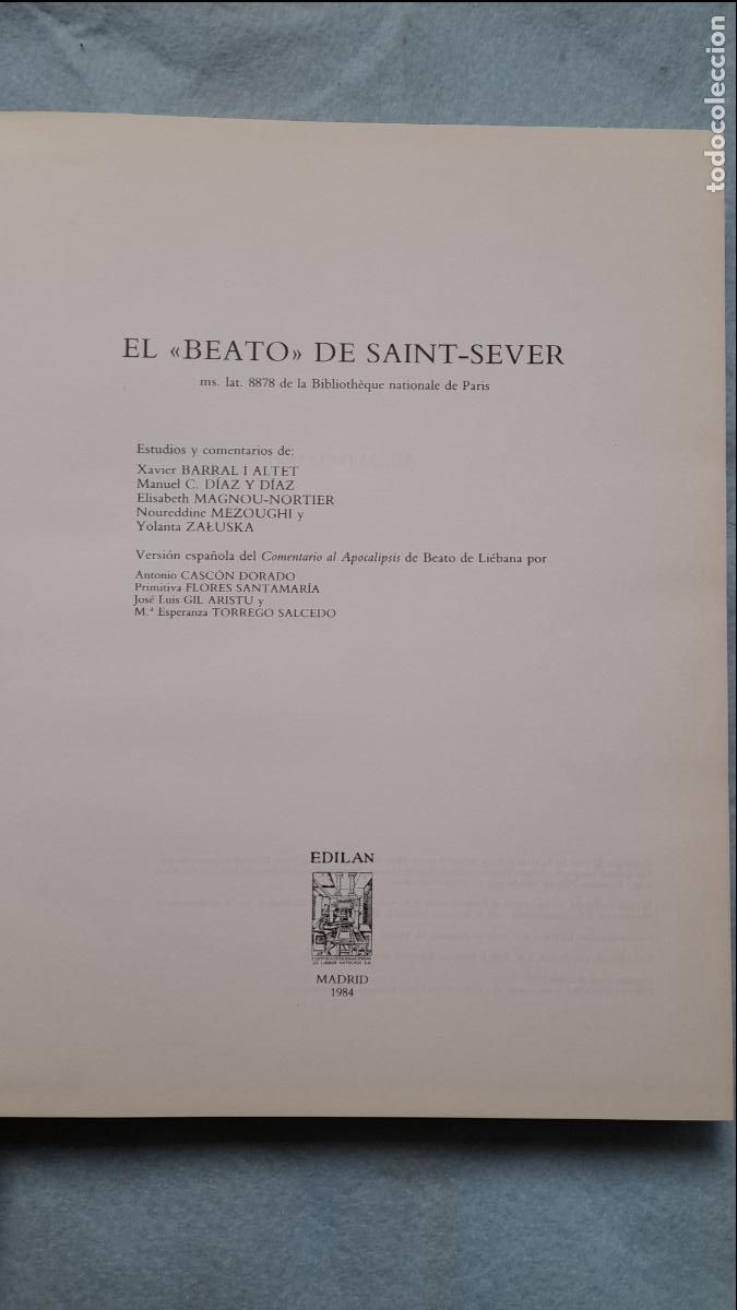 Libros: C&oacute;dice. Comentarios al Apocalipsis y al Libro de Daniel. Beato de Li&eacute;bana. Edici&oacute;n 2.000 Ejemplares - Foto 23