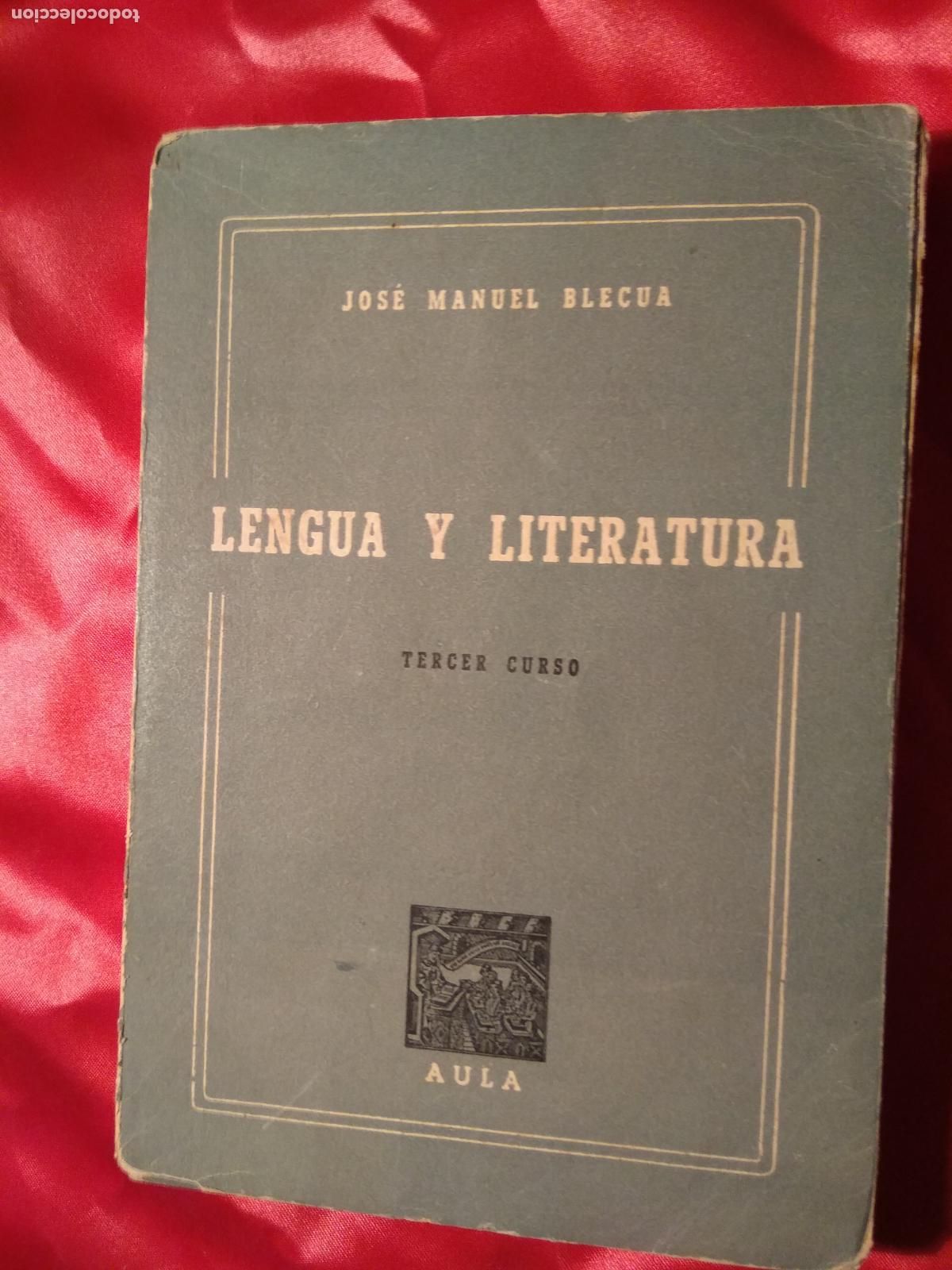 Libros: Lengua y literatura Tercer Cuso Jos&eacute; Manuel Blecua L.31642-607
