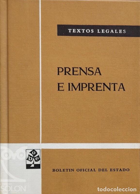 Libros: Prensa e imprenta - Aa. Vv. - Foto 1