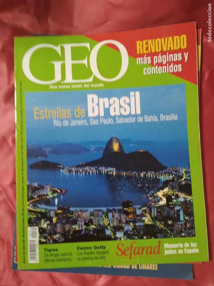 Libros: GEO Estrellas de Brasil N&ordm;132 A&ntilde;o 1998 BA.1201