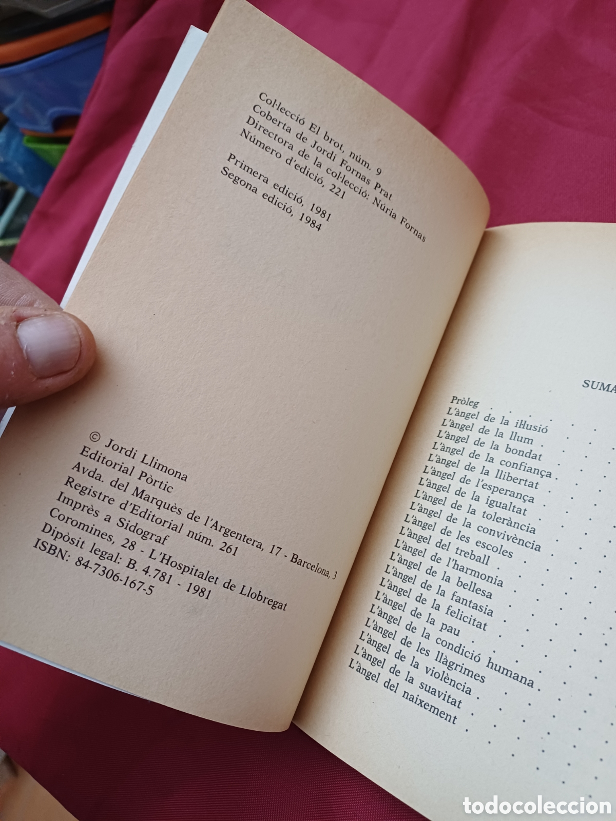 Libros: LIBRO, ELS NOSTRES ANGELS, JORDI LLIMONA - Foto 5