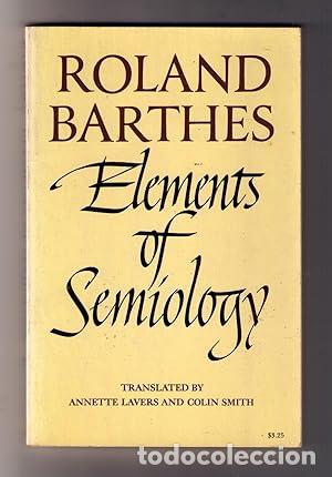 Libros: Elements of Semiology - Barthes, Roland - Foto 1