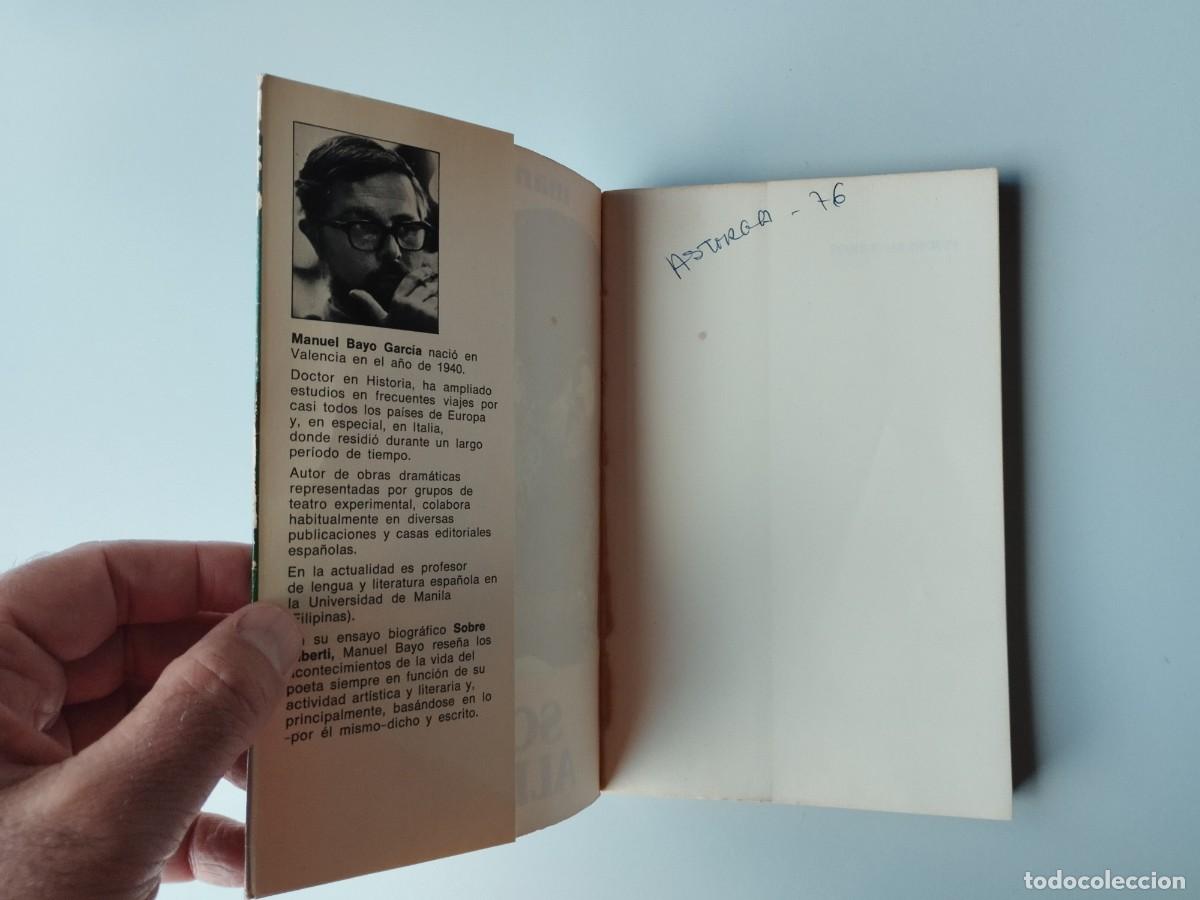 Libros: Manuel Bayo. Sobre Alberti - Foto 2