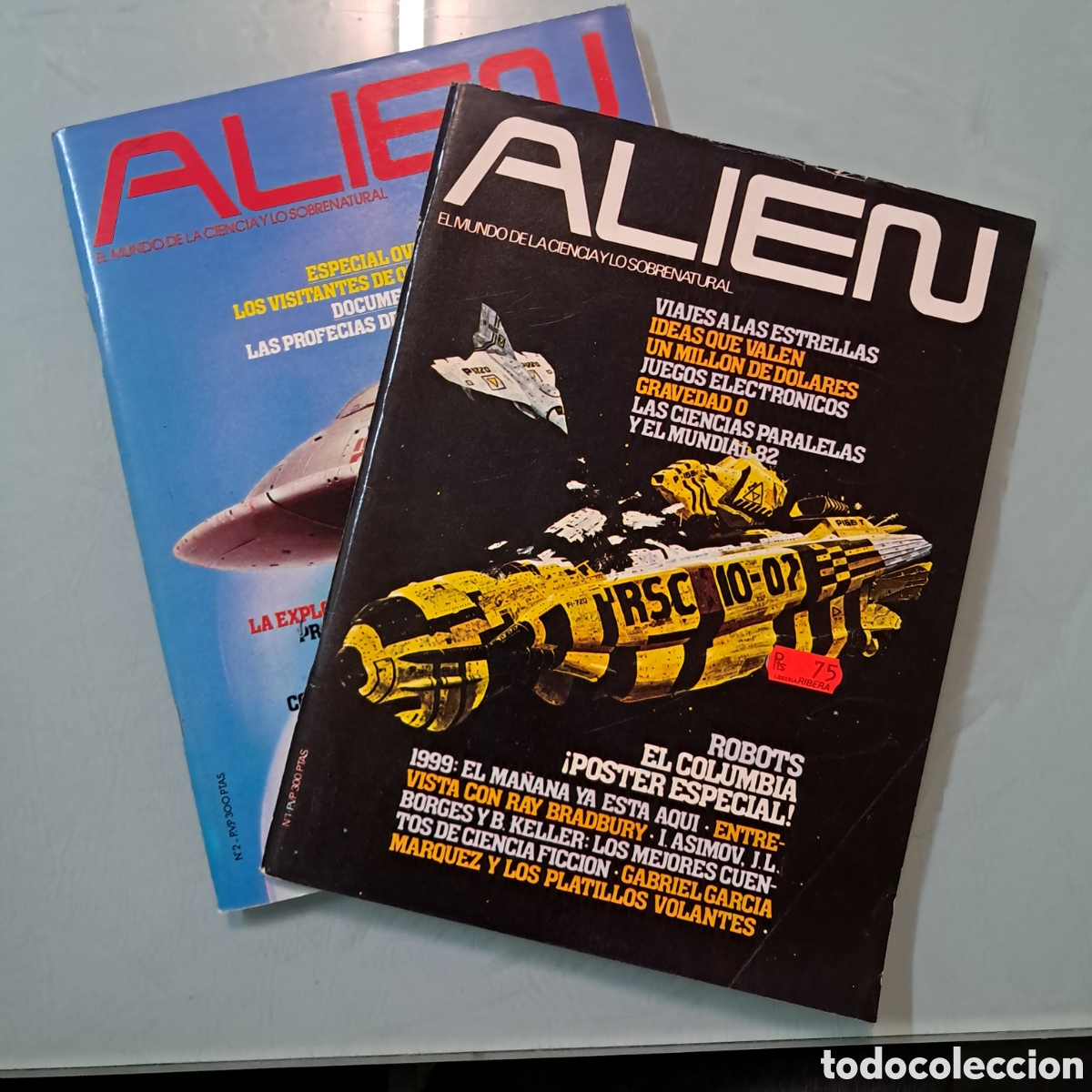 Libros: Revista Al&iacute;en, numero 1 y 2