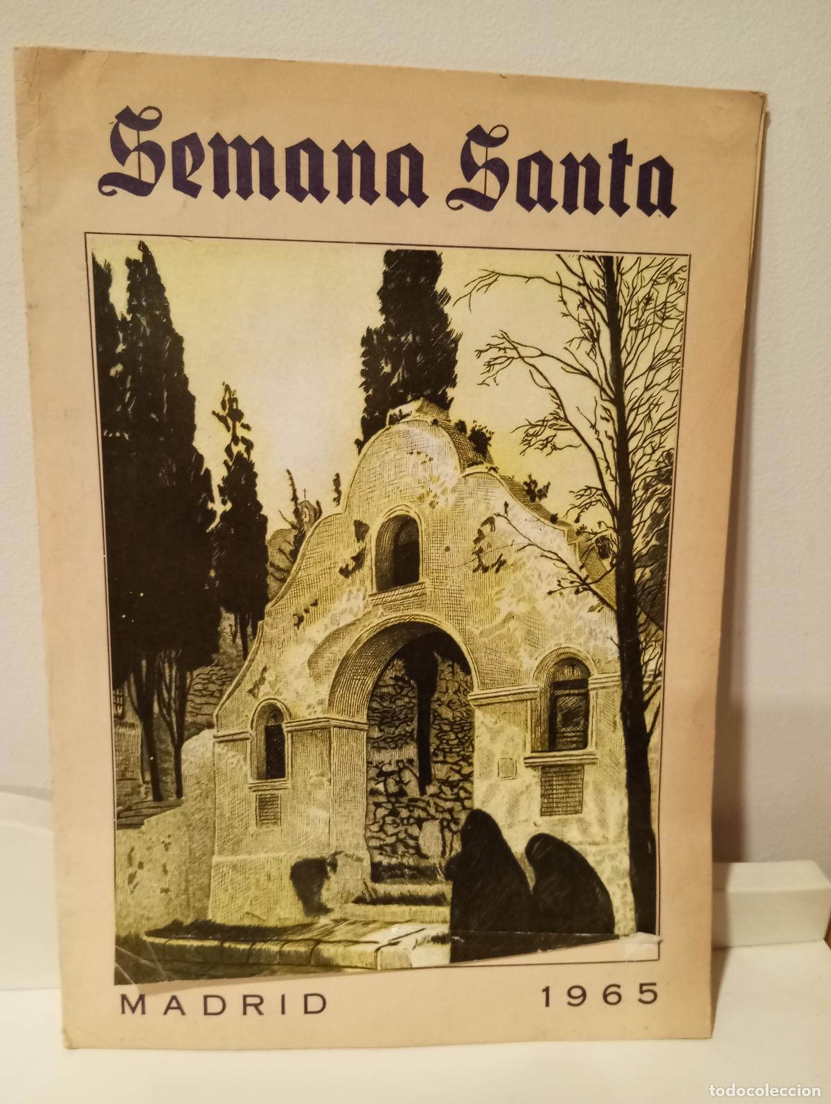 Libros: SEMANA SANTA EN MADRID 1965 PROGRAMA - Foto 1