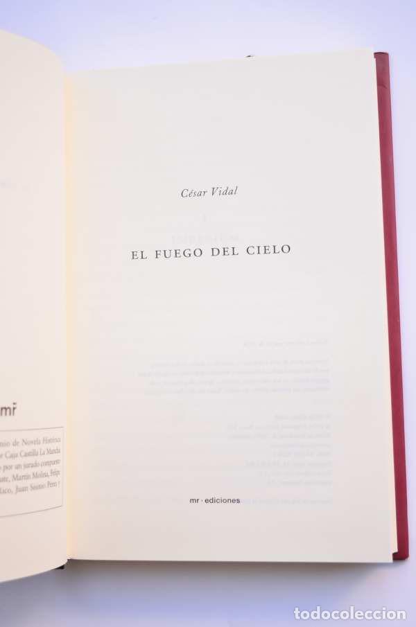 Libros: El fuego del cielo - VIDAL, C&eacute;sar - Foto 3