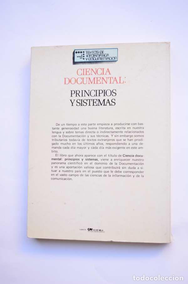 Libros: Ciencia documental : principios y sistemas - COLL-VINENT Roberto - Foto 3