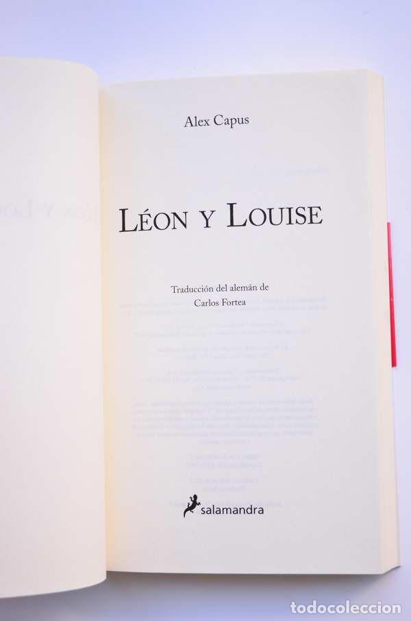 Libros: L&eacute;on y Louise - CAPUS, Alex - Foto 3