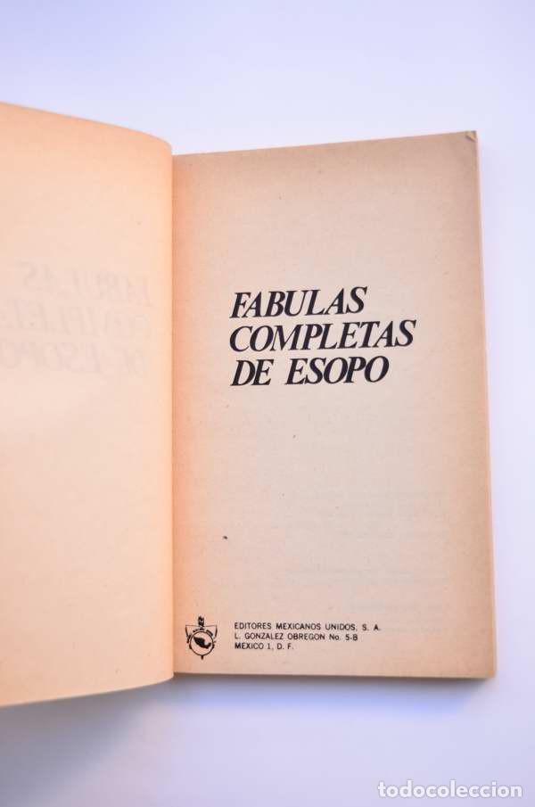 Libros: F&aacute;bulas completas - ESOPO - Foto 2