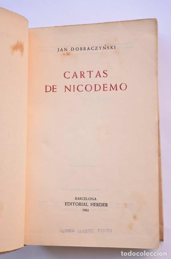 Libros: Cartas de Nicodemo - DOBRACZYNSKI, Jan - Foto 2