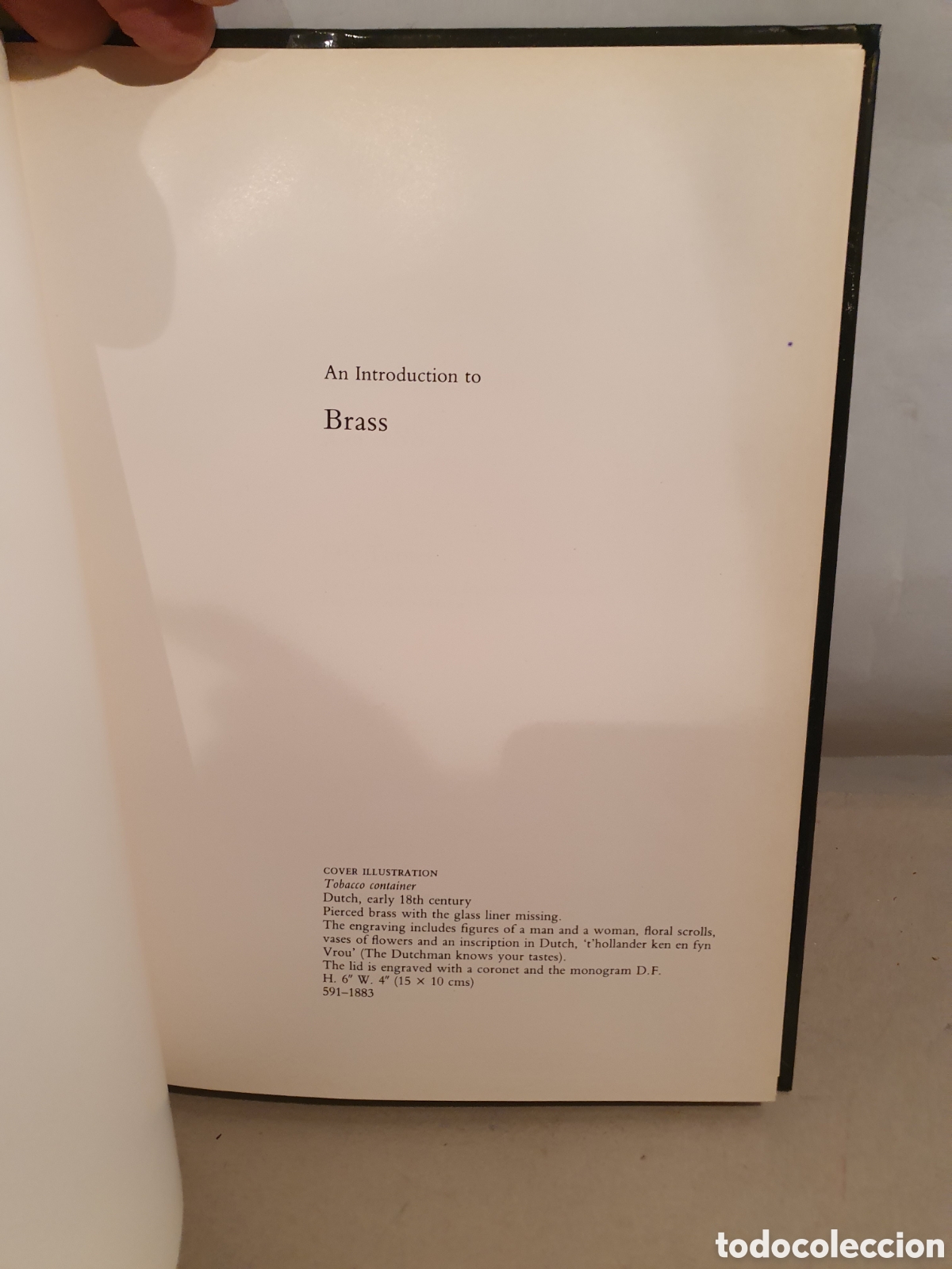 Libros: BRASS. VICTORIA & ALBERT MUSEUM. ERIC TURNER. 1982. - Foto 6