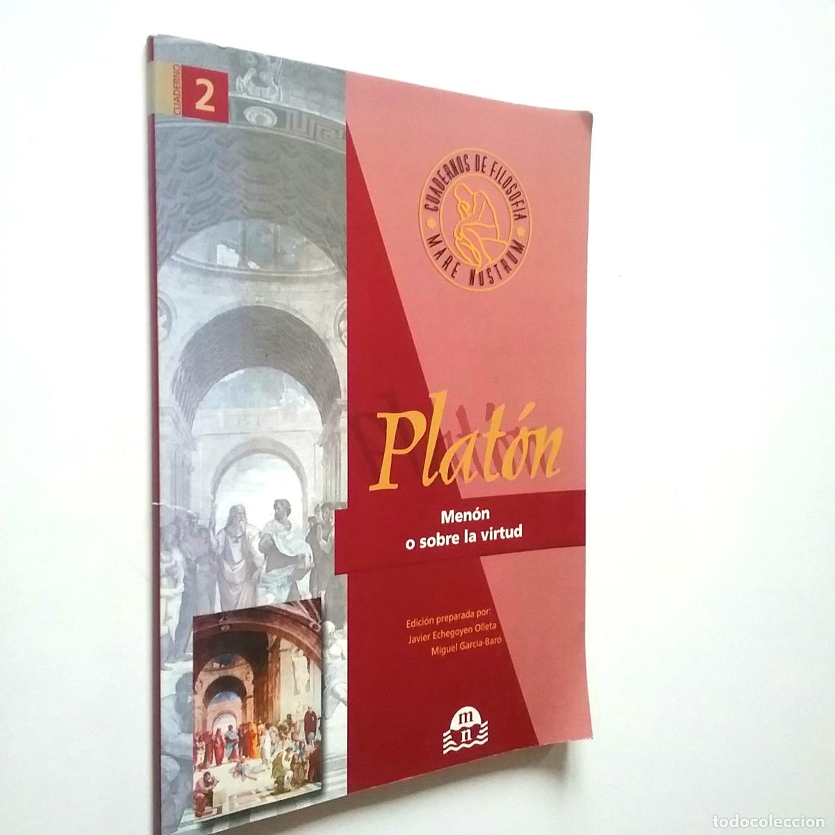 Libros: Plat&oacute;n - Men&oacute;n o sobre la virtud - Foto 1