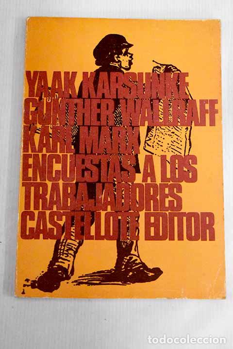 Libros: Encuesta a los trabajadores.- Wallraff, Gunter - Foto 1