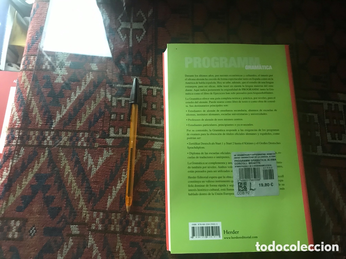 Libros: Gram&aacute;tica. Alem&aacute;n para hispanohablantes. Brigitte y Roberto Corcoll. Herder - Foto 3
