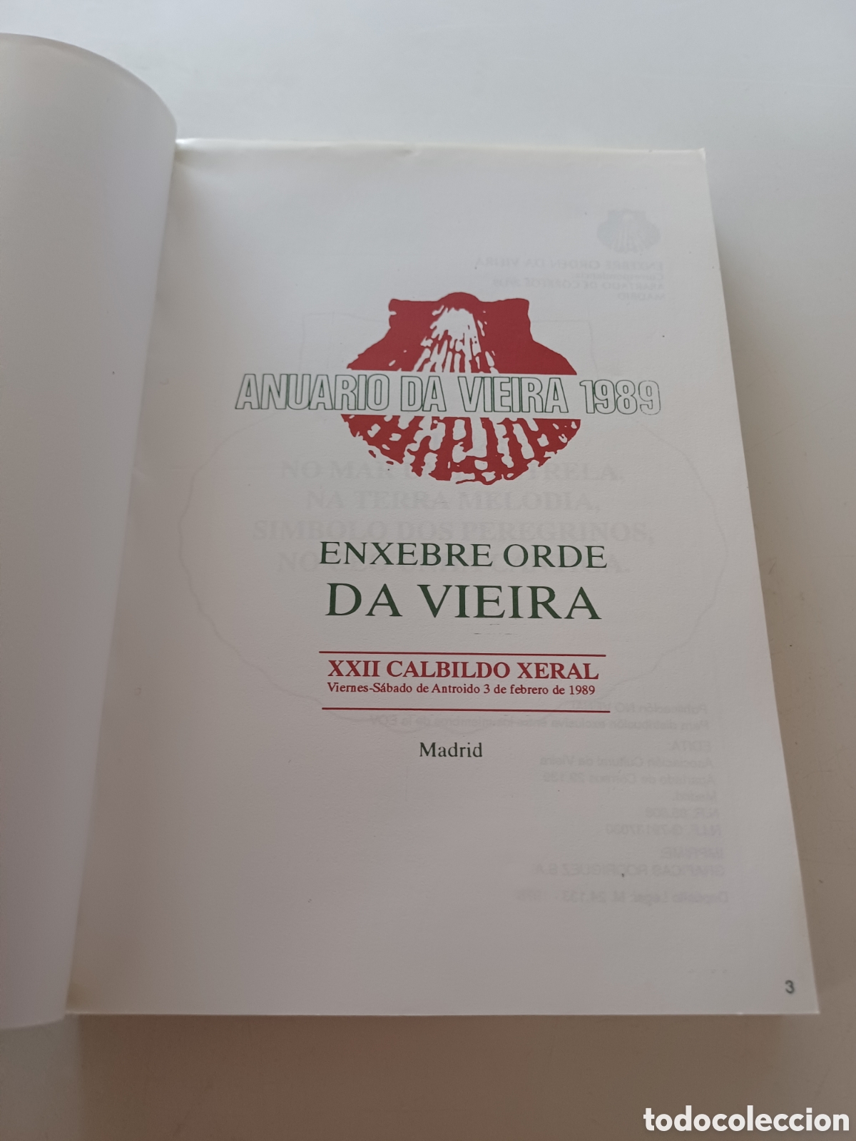 Libros: Anuario da Vieira 1989 - Foto 4