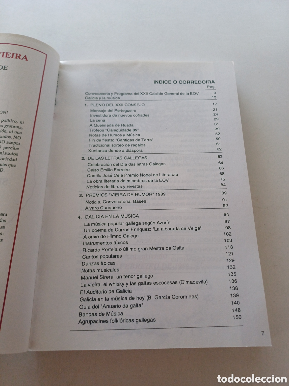 Libros: Anuario da Vieira 1989 - Foto 5