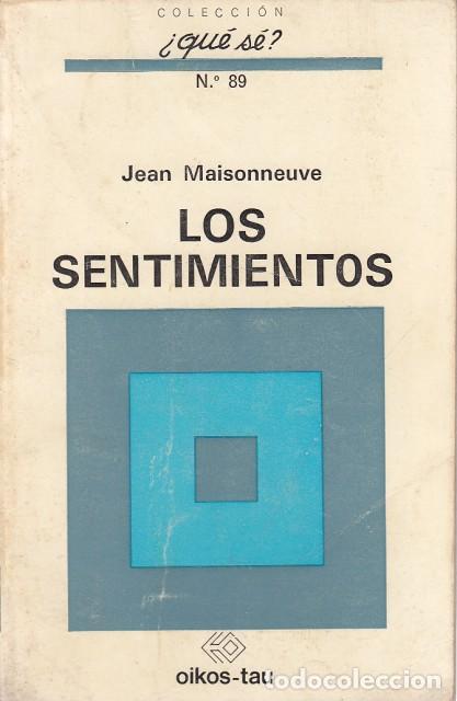 Libros: LOS SENTIMIENTOS - MAISONNEUVE, JEAN - Foto 1