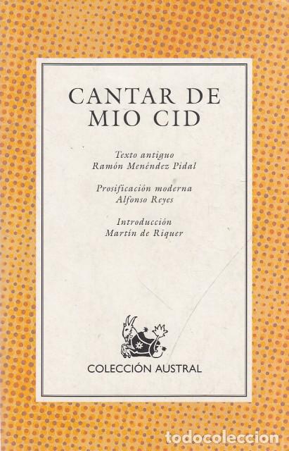 Libros: CANTAR DEL CID - AN&Oacute;NIMO - Foto 1