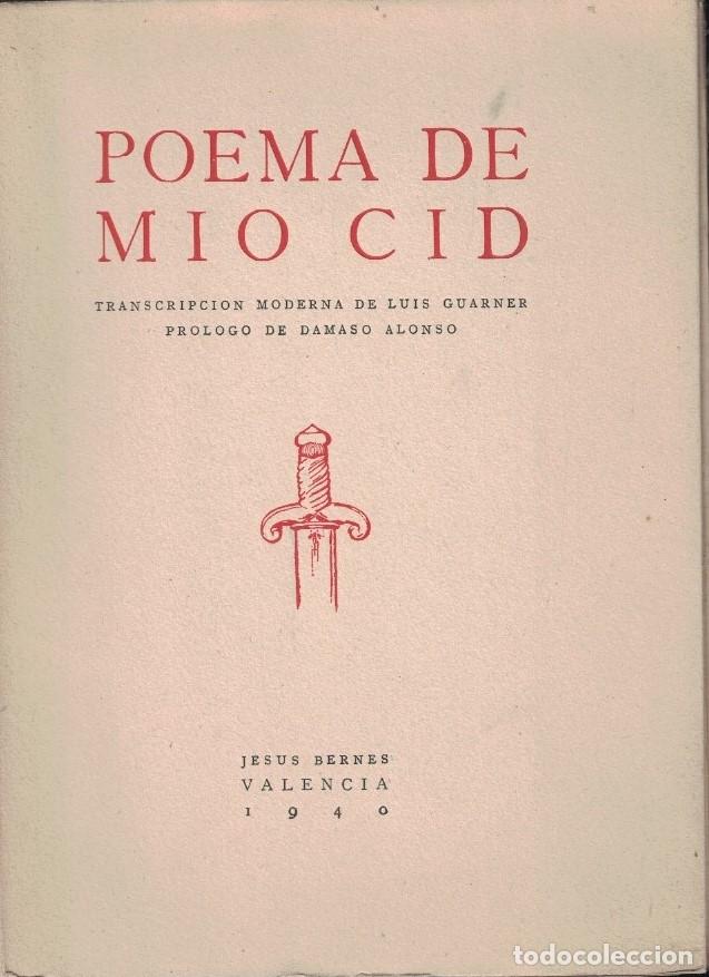 Libros: POEMA DE MIO CID. - Cid. - Foto 1