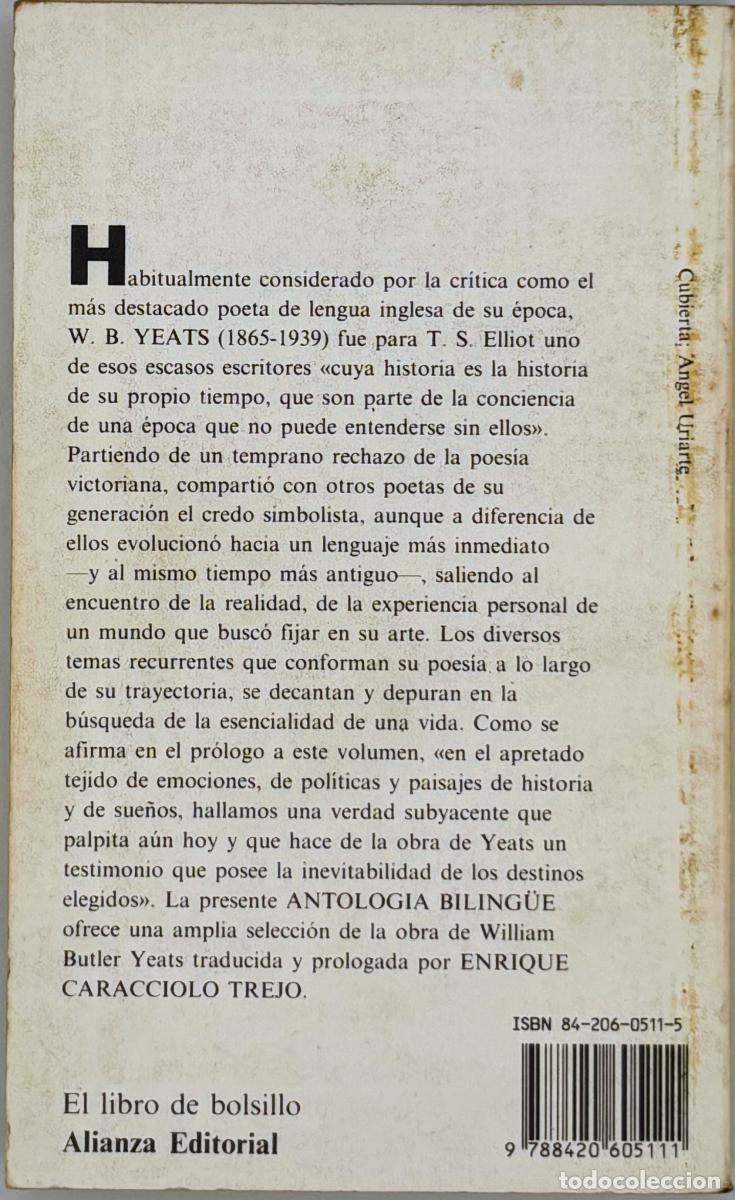 Libros: Antolog&iacute;a Biling&uuml;e - W.b.yeats - Foto 2
