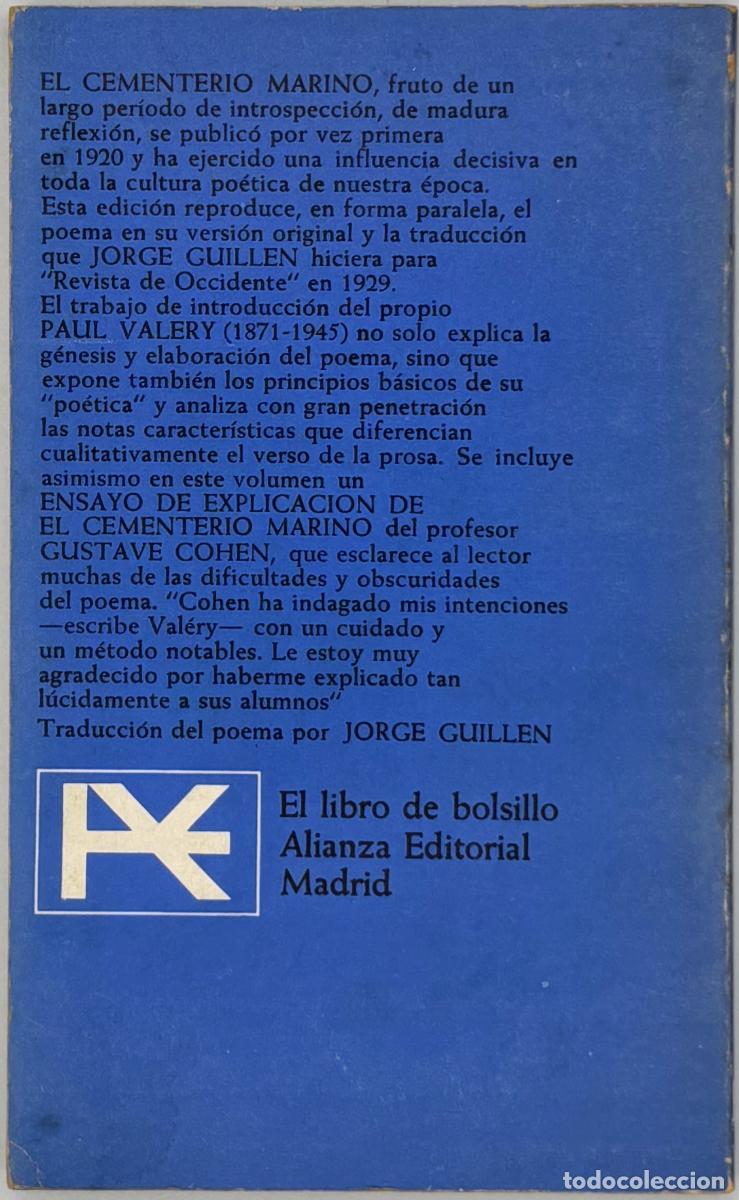 Libros: El cementerio marino - Paul Val&eacute;ry - Foto 2