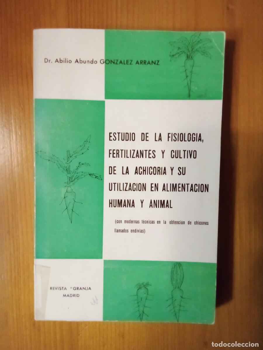 Libros: ESTUDIO DE LA FISIOLOGIA FERTILIZANTES Y CULTIVO DE LA ACHICORIA, ABILIO ABUNDO GONZALEZ ARRANZ