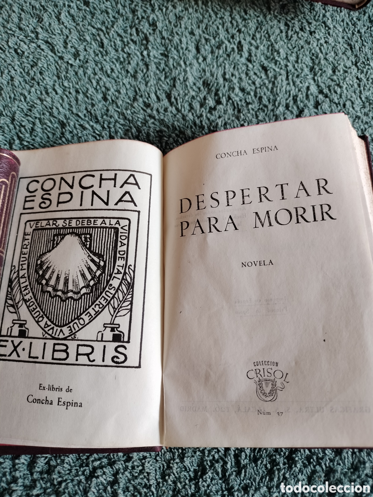 Libros: Despertar para morir colecci&oacute;n crisol Aguilar - Foto 3