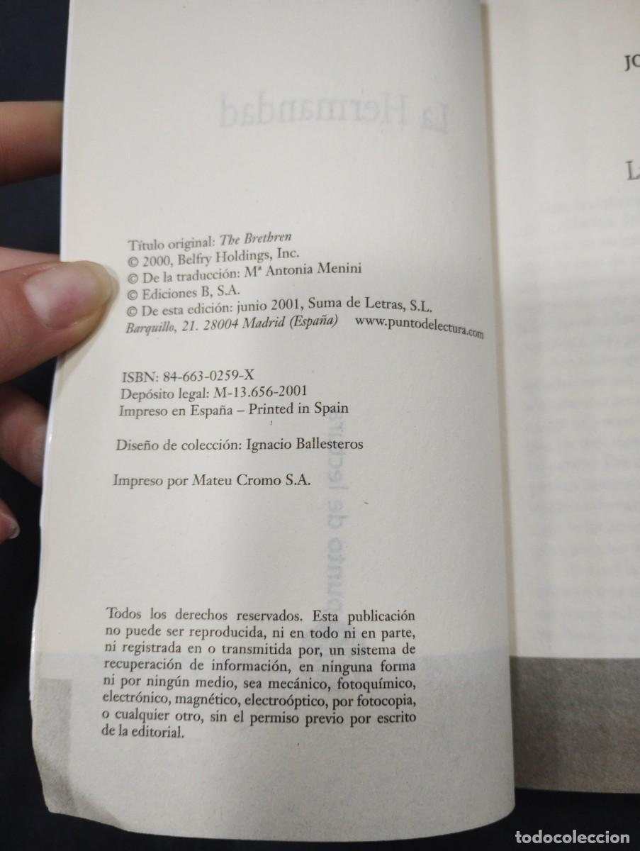 Libros: La hermandad: Grisham, John.- Grisham, John - Foto 2