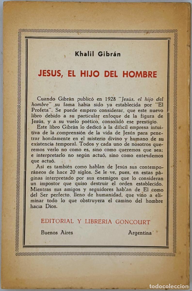 Libros: Jes&uacute;s, el hijo del hombre - Khalil Gibran - Foto 2